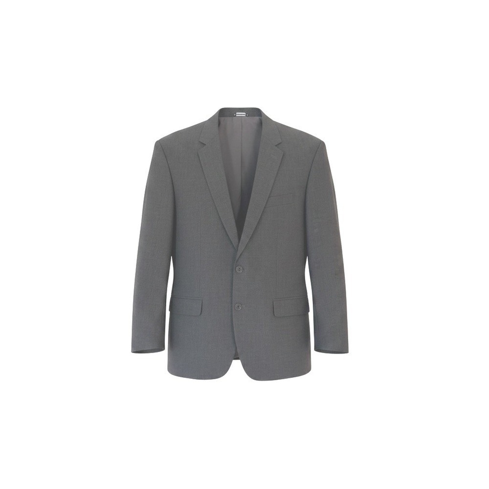 Saddlebred Mens Motion Stretch Blazer Jacket Gray 2 Button 50R Regular Fit Sport